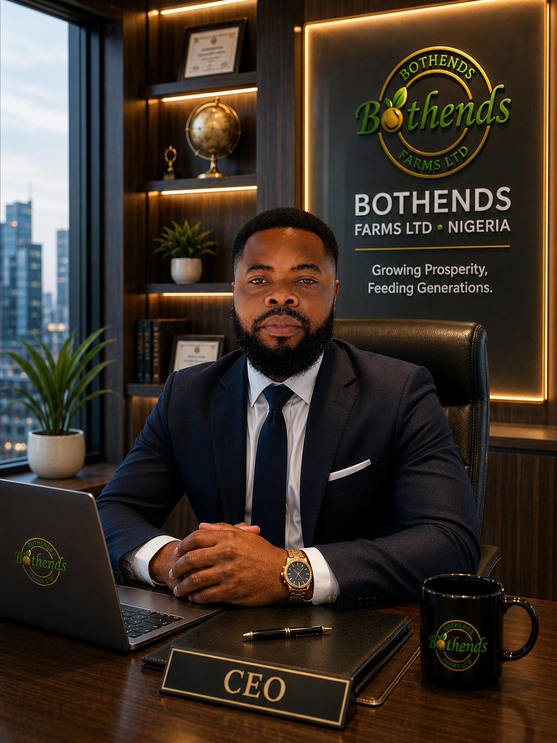 Mr. Peter Aluko, CEO of Bothends Farms Nigeria Limited